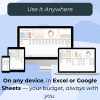 Wealth Map 365 - Digital Budget Planner Spreadsheet